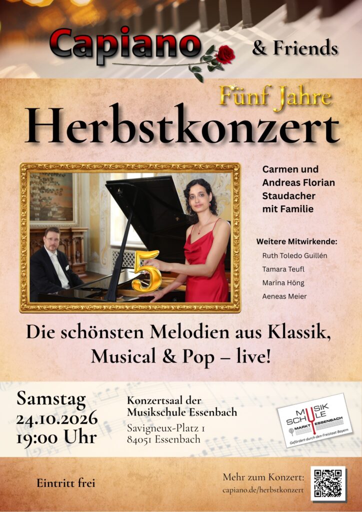 Herbstkonzert 2026 - Plakat